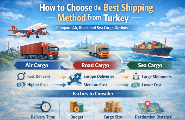 How to Choose the Best Shipping Method from Turkey